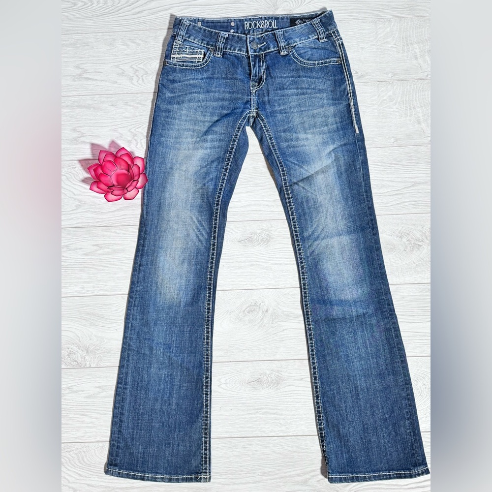 Rock & Roll Original Low Rise Bootcut Jeans -Size 26 - Length 34”
